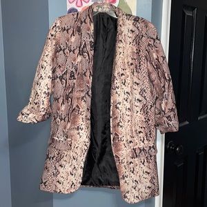 Shein Snake Skin Blazer